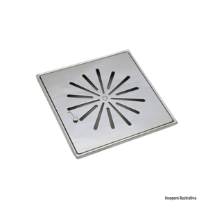 Grelha inox com base 15x15 abre e fecha invinox /ref:6001/1.c.