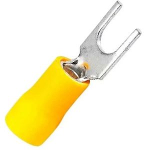 Terminal pré-isolado tipo forquilha tpf-6-4 6mm amarelo - intelli