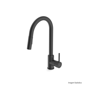 Monocomando cozinha mesa preto matte celite/ref:b5002f5r00.