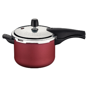 Panela pressao 4,5l vermelha vancouver tramontina /ref:20591420.