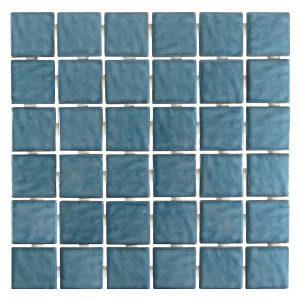 Pastilha de porcelana pitinga dg13136 esmaitada 5x5cm azul - atlas