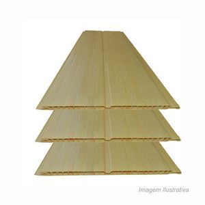 Forro pvc 200x7mm 6 metros marfim - plasflex
