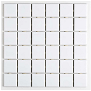 Pastilha de porcelana b2140 junta reta brilhante 2,5x5cm branco - atlas