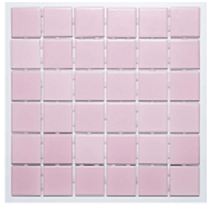 Pastilha de porcelana flox m15400 acetinado 5x5cm rosa - atlas
