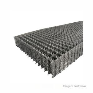Malha de aço 15x15x3,4mm q61 de 2,45x6m (m2) - gerdau