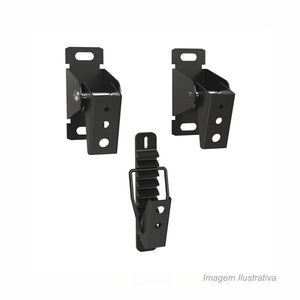 Suporte para tv universal inclinável 10 a 85 polegadas preto brasforma /ref:sbrub910.