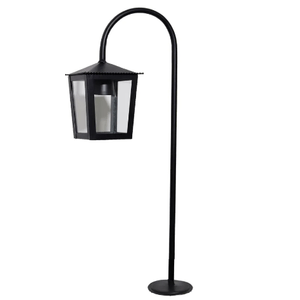 Espeto Para Jardim Colonial 1 Lâmpada  Preto Micro - Ideal Iluminação