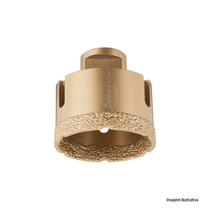 Serra copo diamnatada para esmerilhadeira 64 mm cortag /ref:61.876.