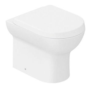 Kit nexo bacia convencional com assento branco matte - roca