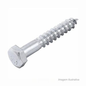 Parafuso sextavado 1/4 x 75mm c/100 - vonder