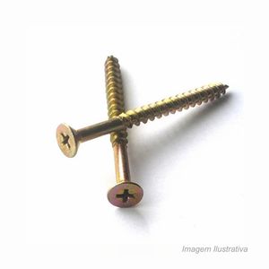 Parafuso philips 6,0 x 90mm com 100 - vonder