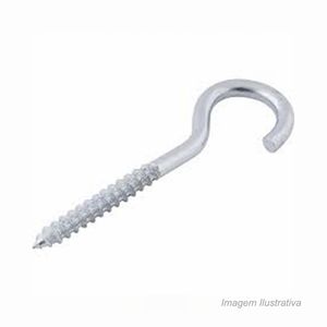 Gancho com bucha nylon g-10 com 100 - vonder