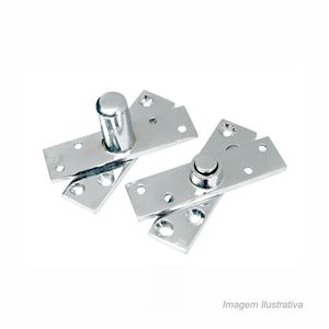 Dobradica pivotante até 100kg cromado - stanfer