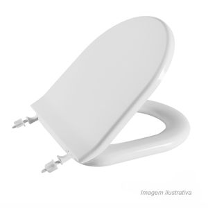 Assento almofadado calypso branco - astra