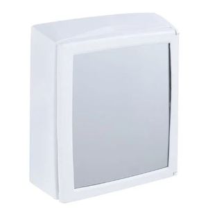 Armário de pvc sobrepor 30x37x11cm branco - astra