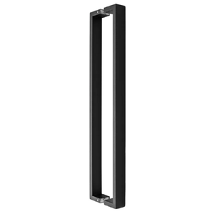 Puxador gama q 60cm preto - kromus