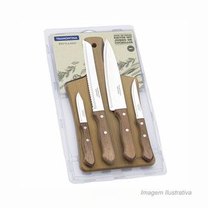 Jogo de facas inox dynamic 5 peças - tramontina