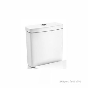 Caixa acoplada ecoflush 3/6 lts polido boss 40x36,5cm branco incepa /ref. 1895700015100