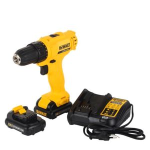 Parafusadeira e furadeira dcd700 12v 3/8" com carregador bivolt - dewalt