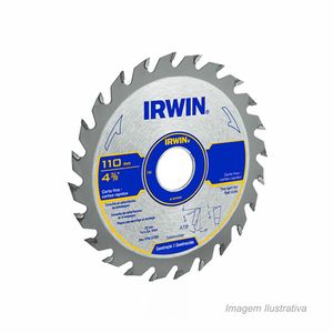 Disco de serra para madeira 12 dentes 4.3/8" - irwin