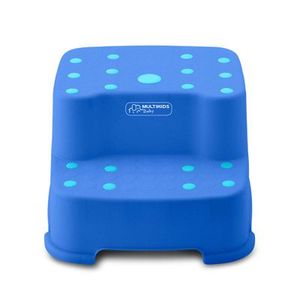 Escadinha infantil baby up n down dois degraus azul - multilaser
