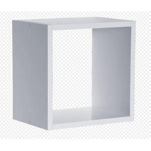 Nicho em mdf 28x28x20 branco - prat-k