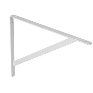 Suporte para prateleira mão francesa 30cm branco - prat-k