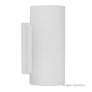 Arandela embau de 20cm para 1 lâmpada branco fosco - taschibra