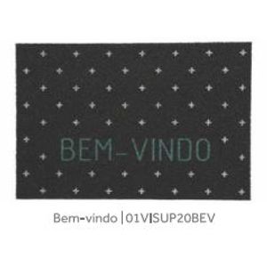 Tapete de vinil super print bem vindo 40x60cm - kapazi