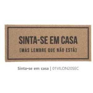 Tapete de vinil long sinta se em casa 30x70cm - kapazi