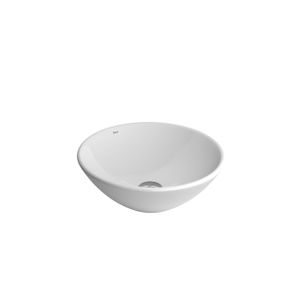 Cuba de apoio redenda polido l.155 15x35cm branco deca /ref. l.155.17