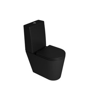 Bacia para caixa acoplada fosco lk 61,5x40cm ébano deca /ref.p.230.94
