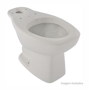 Bacia para caixa acoplada polido thema 40x63cm branco incepa /ref. 1253510010100