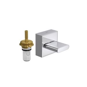Acabamento polo para registro de pressão 1/2" e 3/4" de 1/2 volta cromado - deca