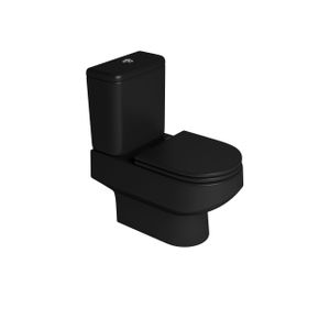 Bacia para caixa de acoplar fosco 66,5x37,5cm ébano deca /ref. p.606.94