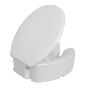 Assento elevado com tampa branco - astra