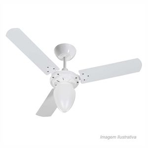 Ventilador de teto pera 3 pás branco 220v - tron