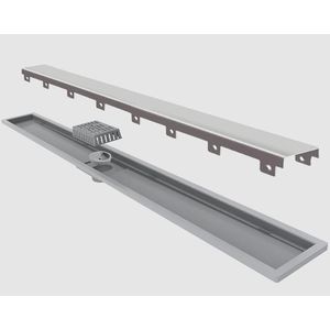 Ralo linear royal com tampa inox de 100cm - ralo linear