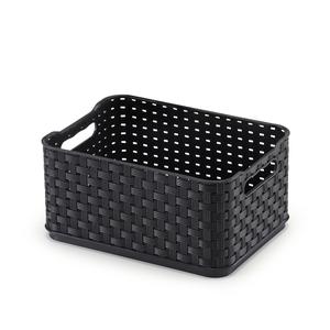 Caixa rattan n°2 1,74lt preta - arthi