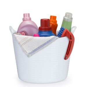 Cesto multiuso redondo 25lt branco - arthi