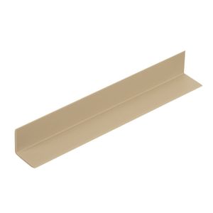 Cantoneira de pvc pop tec 1242 25mm com 3mts bege - tecnoperfil