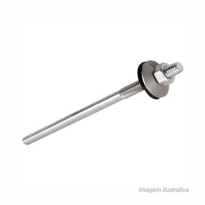 Haste de aço para telha kit completo 1/4x40cm - comerfix