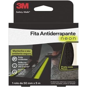 Fita antiaderente safety walk 50mm com 5mts - 3m