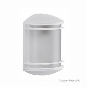 Arandela elegance 320 para uma lâmpada 127/220v rosca e27 branca - dital