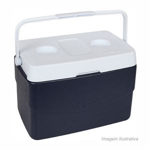 Caixa térmica glacial 20 litros azul - mor