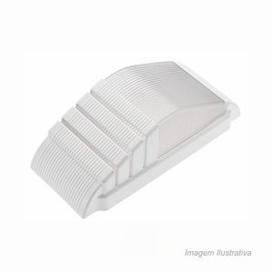 Arandela face 294 para uma lâmpada 127/220v rosca e27 branca - dital