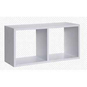Nicho em mdf 56x28x20 branco - prat-k