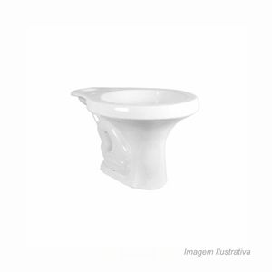 Bacia para caixa acoplada polido zip 64,5x39cm branco incepa /ref. 1463530010100