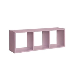Nicho mdp kids triplo 24,5x71cm rosa quartz prat-k / ref.10271.580