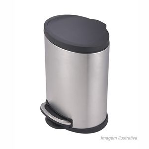 Lixeixa com pedal onix 12 litros - mor